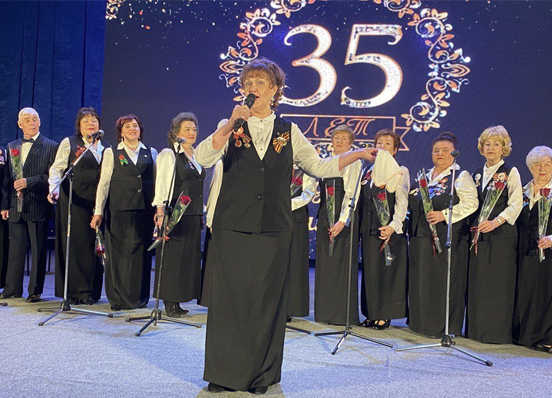 В День песни отметил 35-летие народный хор «Ветераны Алдана»