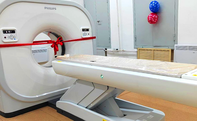 Новый компьютерный томограф введен в работу сегодня в Алданской ЦРБ