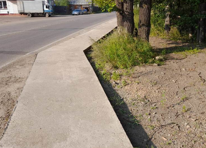 В Алдане обустроят тротуар по программе поддержки местных инициатив