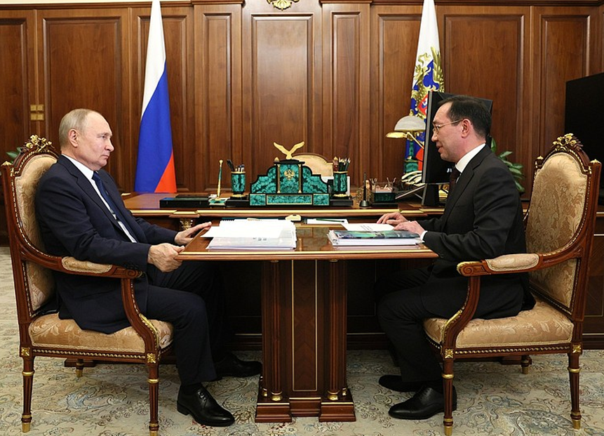 Встреча с главой Республики Саха (Якутия) Айсеном Николаевым